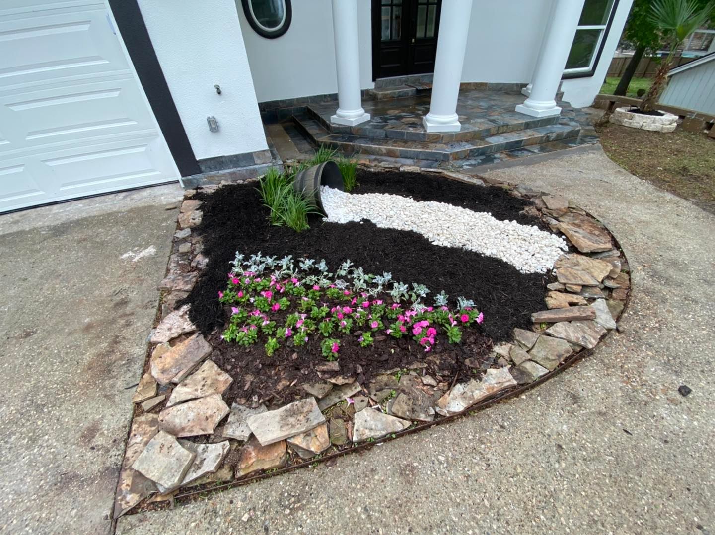 garden flower bed design idea