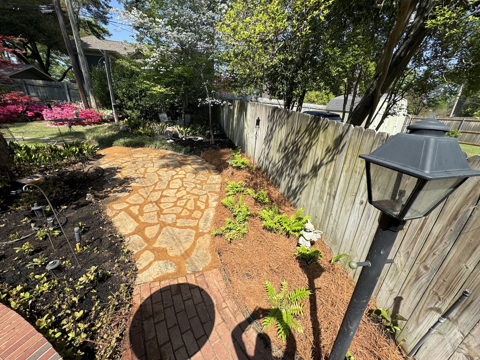 Rock Hardscaping and Mulch Landscaping