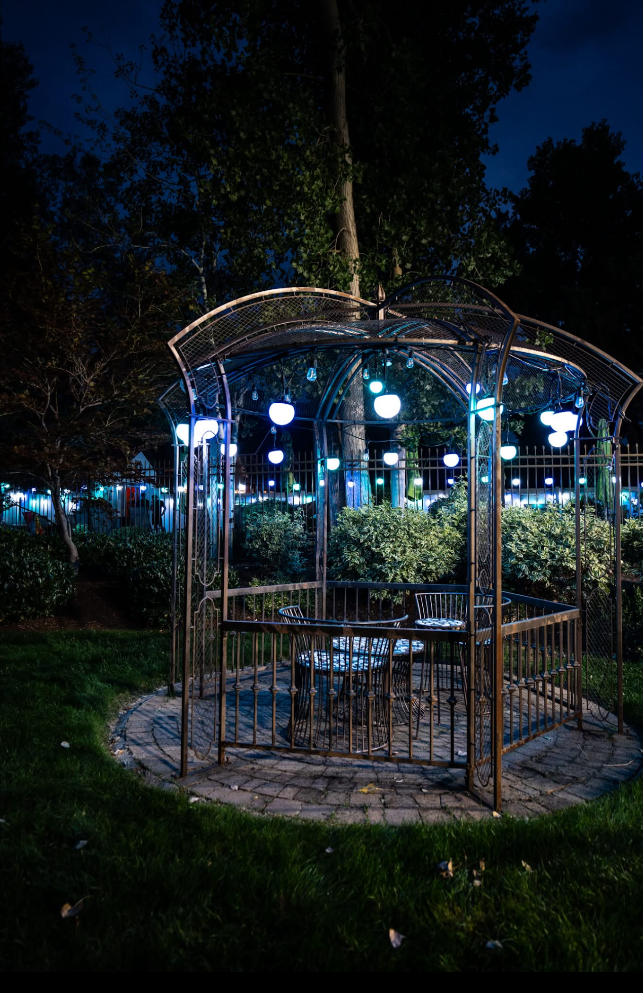 permanent pool string lights