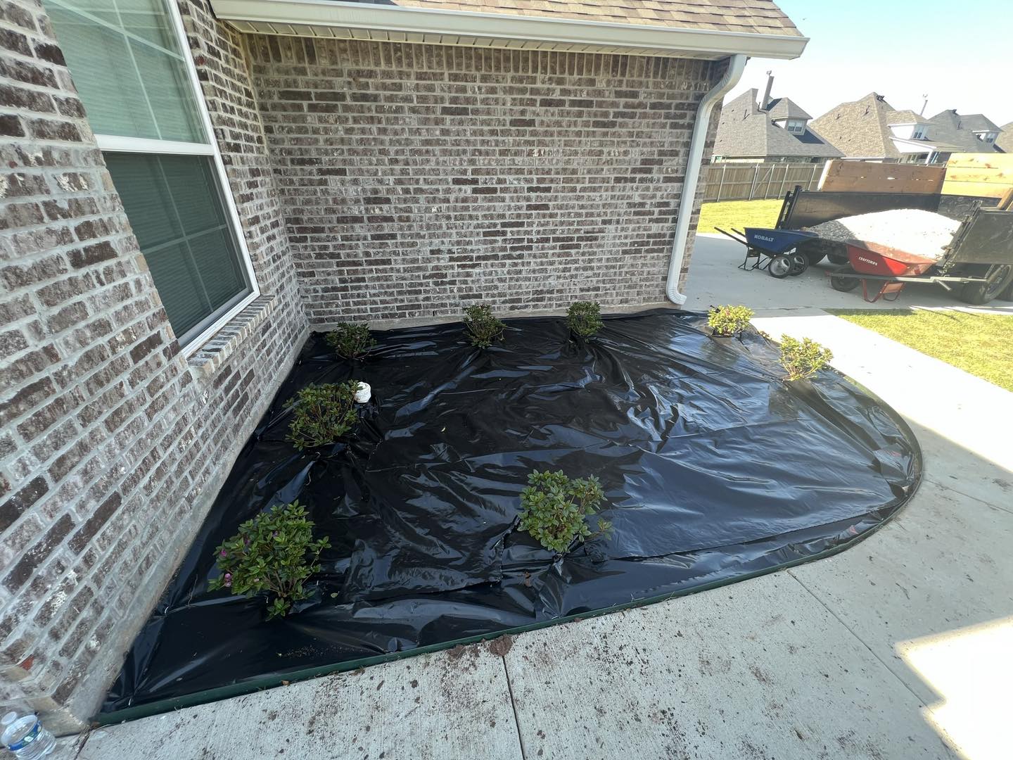 landscape flower bed services in Shreveport